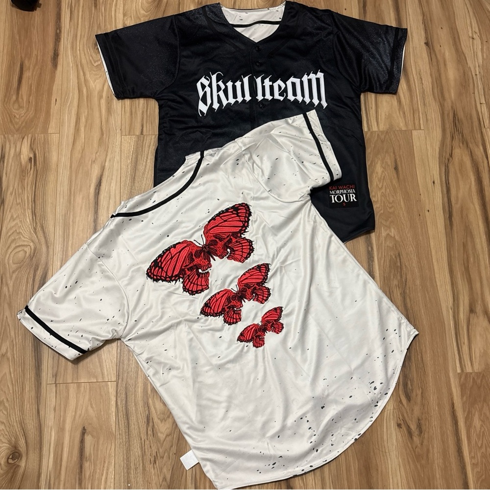 Kai Wachi Morphosia Tour Jersey Reversible Skull Embroidered